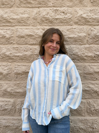 The Perfect Striped Button Up by Z Supply
