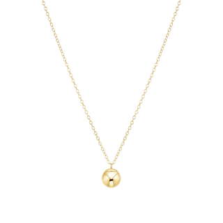 16" necklace gold - classic gold 10mm bead