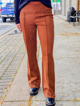 Pearl Flared Pant Penny Brown