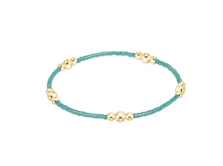 Hope Purpose Gold Bracelet - Sea Glass enewton
