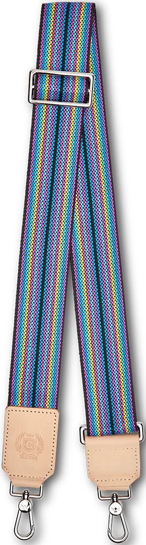 Wide Woven Strap Blueberry
