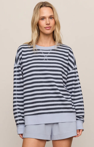 Everyday Striped Crew by Z Supply Eclipse