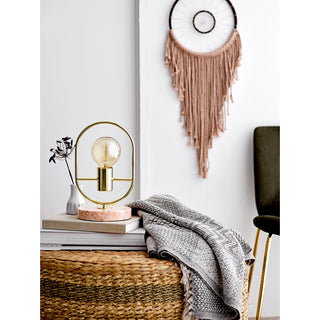 Gray & Ivory Patterned Knit Throw Blanket
