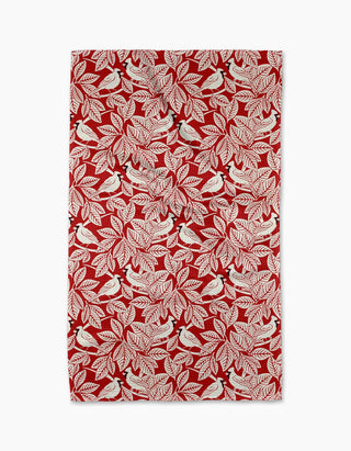 Cardinal Canopy Tea Towel by Geometry