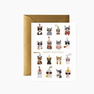 Happy Birthday Cool Cats Card by Rifle