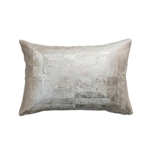 Gold Foil Velvet Lumbar Pillow