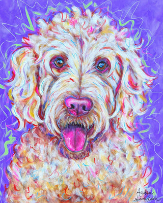 Goldendoodle Dog Print 8x10