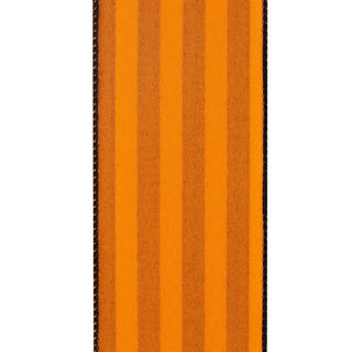 Halloween Stripes, Orange/black, 2-1/2 In, 10 Yards