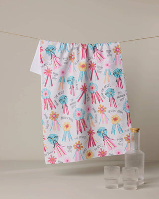 Rosettes for You Tea Towel