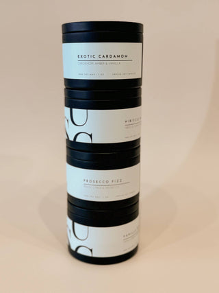 NEW! Matte Black Travel Tin Soy Candle