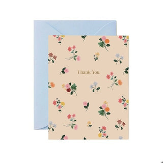 Ditsy Floral Thank You Card by Rifle