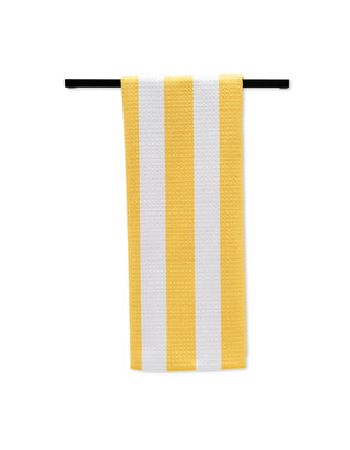 Summer Bold Yellow Tea Towel