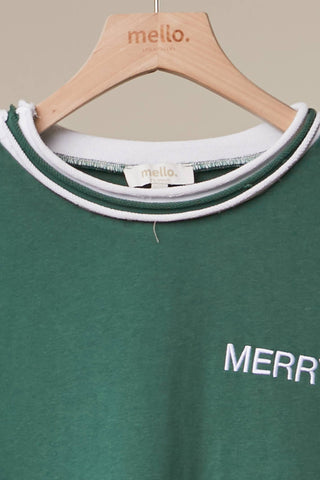 Christmas Back Lettering Sweatshirt