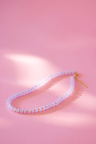 Frosted Pink Necklaces