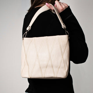 Ivy Diamond Leather Crossbody Bag