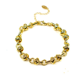 White Curb Chain Bracelet