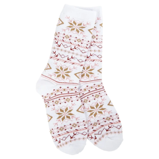 Fair Isle White Mini Crew