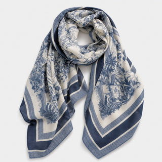 Ellison+Young Viscose Oversized Wrap Scarf, Lightweight Shawl