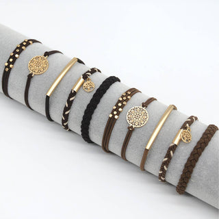 Bohemia elegance & versatility charm hair tie bracelets