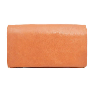 Eloise Handcrafted Leather Wallet: Red