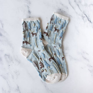 Winter Forest Casual Socks
