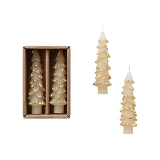 Tree Taper Candles Eggnog