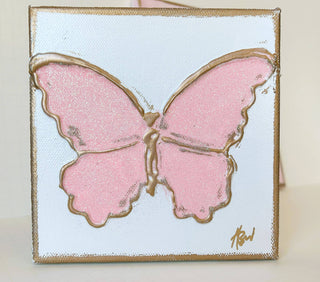 Glitter butterfly artwork