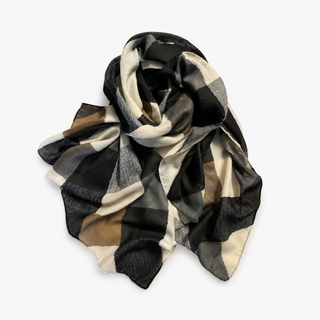Ellison+Young Viscose Oversized Wrap Scarf, Lightweight Shawl