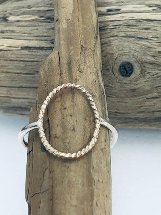Textured Oval Ring