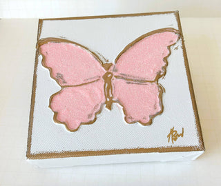 Glitter butterfly artwork