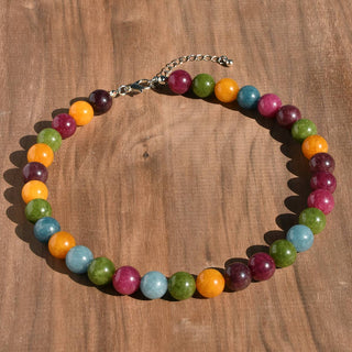 Natural Stone Beaded Necklace