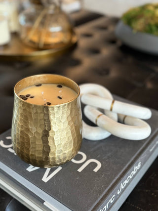 Gold Hammered Soy Candle