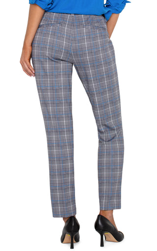 Kelsey Plaid Trouser Blue Topaz