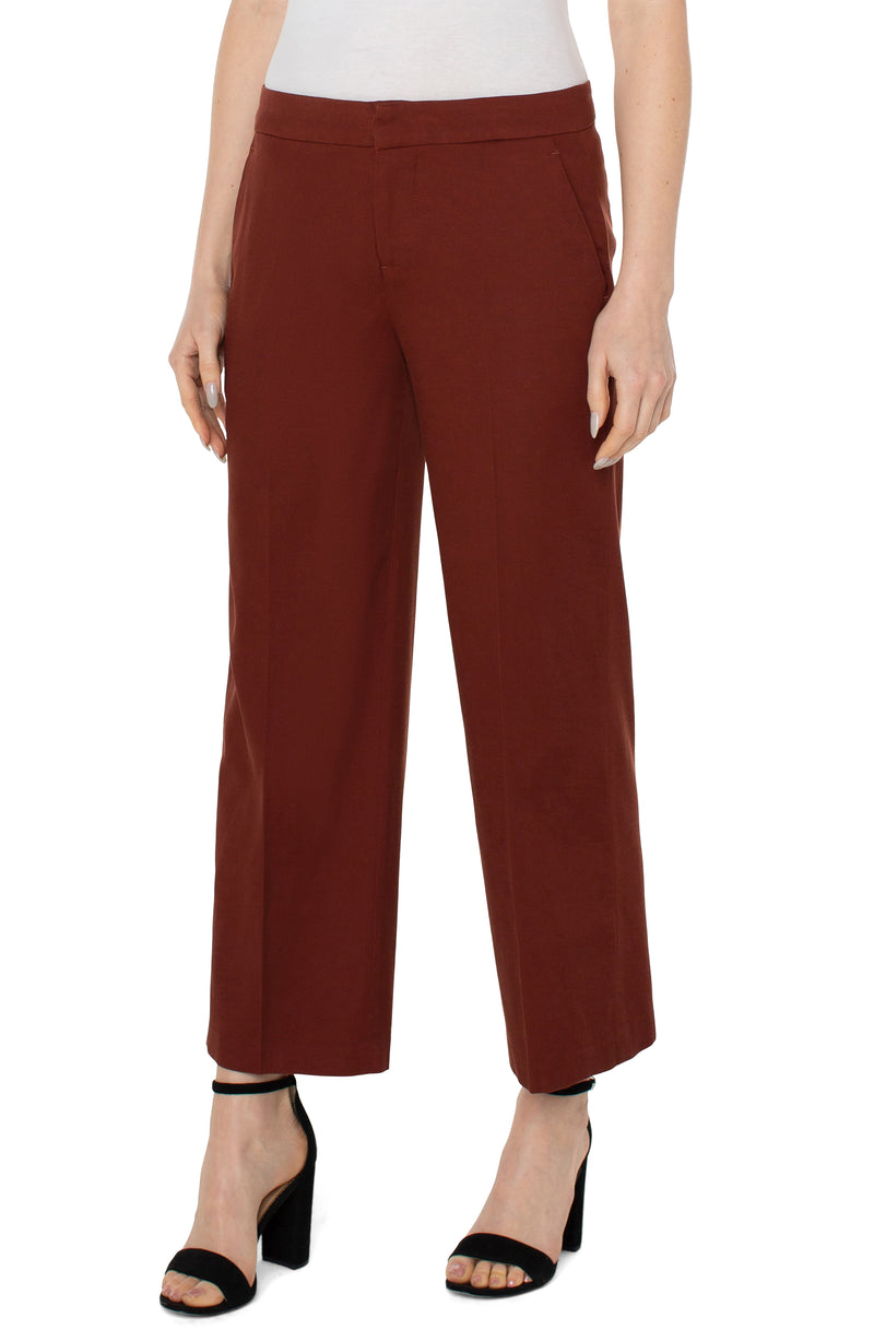 Liverpool Wide Leg Ankle Trouser