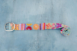 Butterfly Embroidered Belt