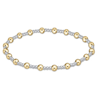 Classic Sincerity Pattern 4mm Mixed Bracelet enewton