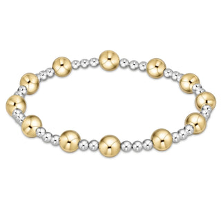 Classic Sincerity Pattern 6mm Mixed Bracelet enewton