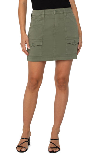 Cargo Skort Martini Olive 15.5"