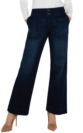 Wide Leg Denim Trouser30"