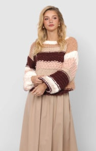 Butter Pecan Chunky Sweater