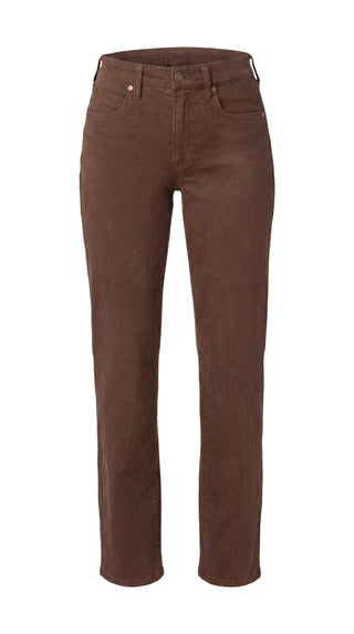 Kennedy Comfort Waist Straight 32" Ins - Carob Brown