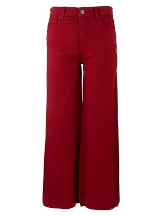 Meg Ruby Red Stretch Wide Leg by Kut from the Kloth