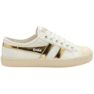 Gola Gola Women's Coaster Trainer Off White/Gold