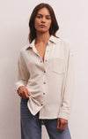 Modal Shirt Jacket Oatmeal
