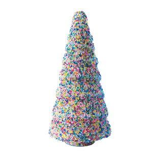 Glittered Glass Tree 9.25"