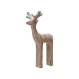 Whitewashed Resin Deer