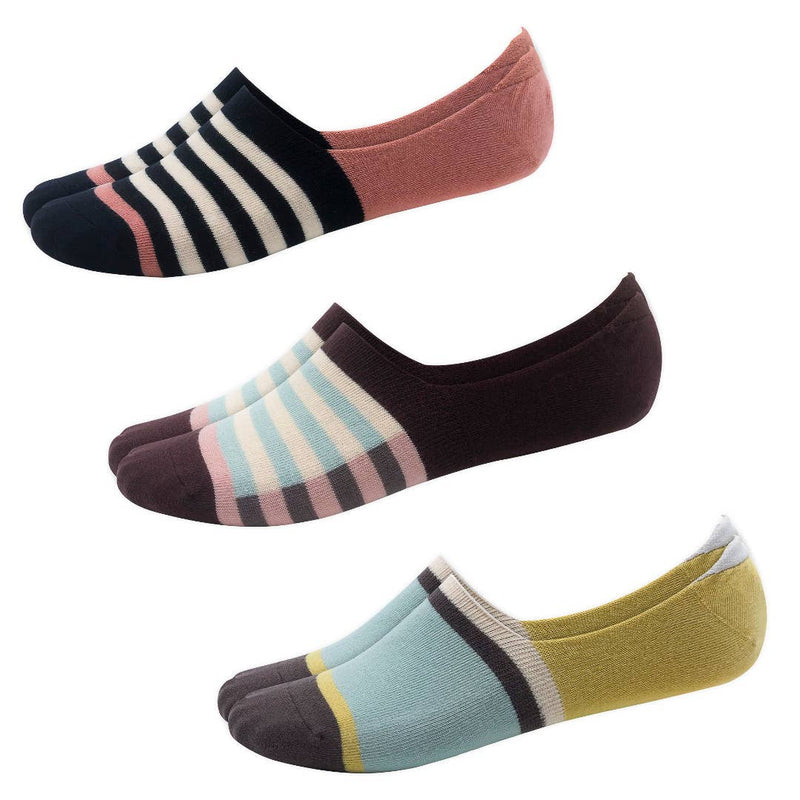 No-Show Socks, Stripe Variety Pack (Basics)