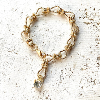 Vintage Inspried Knot Bracelet Gold