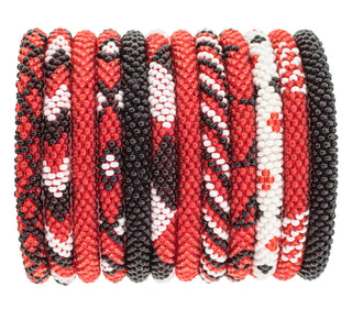 Roll-On® Bracelet Red, Black, and White