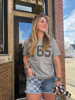 765 Gray on Gray Graphic Tee